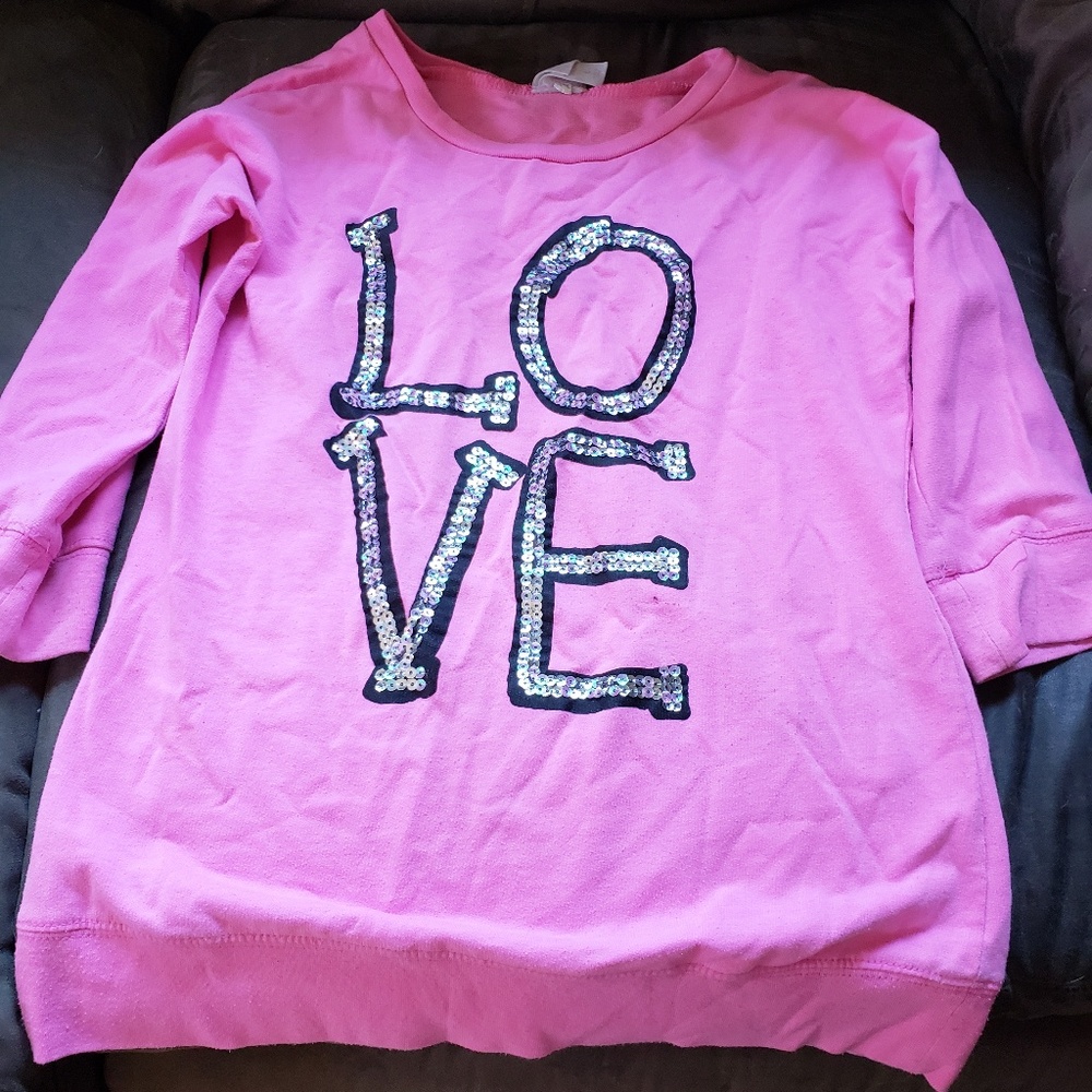 Girls long sleeve Love shirt
